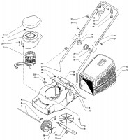 Draper LM900 60604 320mm ROTARY MOWER Spare Parts