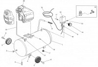 Draper DA25/180 60606 COMPRESSOR Spare Parts