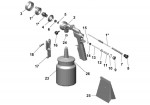 Draper 4315 64210 AIR SPRAY GUN Spare Parts