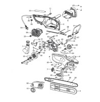 Draper CS20401A 74048 2000W Chainsaw Spare Parts