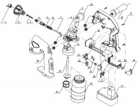 Draper CSG18 75553 18V Cordless Spray Gun Spare Parts