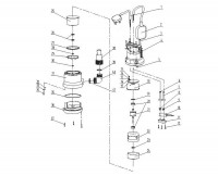 Draper SWP220A 76333 750W Submersible Water Pump with Float Switch Spare Parts