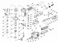 Draper AS10-25A 79511 Air Stapler Spare Parts