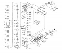 Draper AFN50-90A 79513 Air Nailer Kit Spare Parts