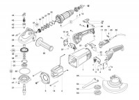 Draper AG2231 80271 230mm Angle Grinder Spare Parts