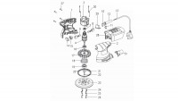 Draper RS230KA 83639 230W Random Orbit Palm Sander Spare Parts