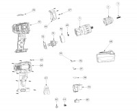 Draper CHD182VLIA 83685 18V Cordless Combi Drill Spare Parts