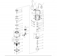 Draper SWP220 98920 Dirty Water Pump Spare Parts