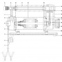 Draper DA12/150/B Dc Air Compressor Spare Parts