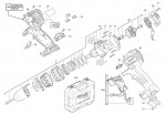 Milwaukee 4000431522 C14DD-43X Cordless Screwdriver Spare Parts