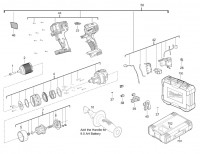 Milwaukee 4000443531 M18BDD-0 Bty. Drill Driver Xxx Spare Parts
