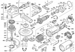 Milwaukee 4000407471 AG15-125XC Angle Grinder In2 Spare Parts