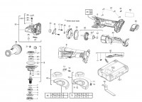 Milwaukee 4000458512 M18CAG 125XPD-0 Angle Grinder Spare Parts