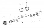 Festool 488754 Fine Adjuster For Guide Stop Fe-Fs / Of 1000 Spare Parts