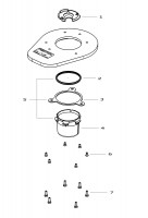 Festool 493139 Running Pad With Chip Deflector Las - Of 1010 Spare Parts