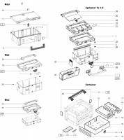 Festool 498432 Systainer T-Loc 1-5 / Maxi / Sortainer Spare Parts