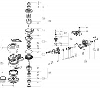 Festool 202882 Lex 3 77/2,5 Spare Parts