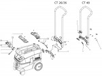 Festool 495802 Handle Sb-Ct 26/36/48 Spare Parts
