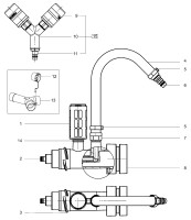 Festool 496929 Ias 2 Double Adapter Ias 2-Da-Ct Spare Parts