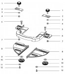 Festool 493487 Trim Stop La-Df 500 Spare Parts