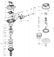 Festool 492328 Lex 2 125/3 Spare Parts