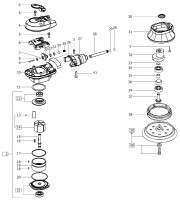 Festool 202881 Lex 2 185/7 Spare Parts