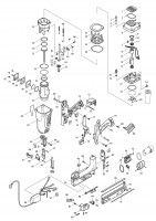 Makita GF600 2nd Fix Gas Nailer Spare Parts