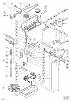 HITACHI BENCH DRILL B 13R SPARE PARTS