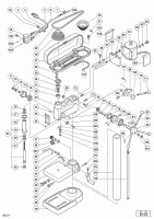 HITACHI BENCH DRILL B 13S SPARE PARTS