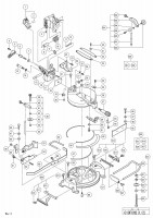 HITACHI COMPOUND SAW C 10FCH2 SPARE PARTS