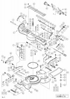 HITACHI SLIDE COMPOUND MITER SAW C 12RSH SPARE PARTS