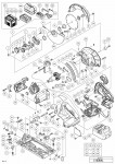 HITACHI CORDLESS CIRCULAR SAW C 18DBAL SPARE PARTS