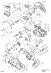 HITACHI CORDLESS CIRCULAR SAW C 18DL SPARE PARTS