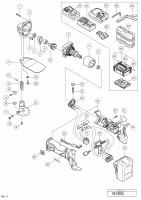 HITACHI CORDLESS SHEAR CE 18DSL SPARE PARTS