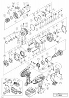 HITACHI CORDLESS STEEL REBAR CUTTER CF 18DSL SPARE PARTS