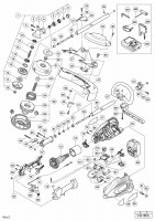 HITACHI CORDLESS GRASS TRIMMER CG 18DL SPARE PARTS