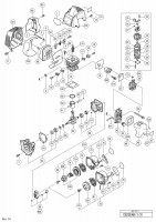 HITACHI ENGINE GRASS TRIMMER CG 22EAB SPARE PARTS