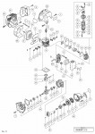 HITACHI ENGINE BRUSH CUTTER CG 24EASP SPARE PARTS