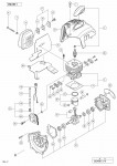 HITACHI ENGINE GRASS CUTTER CG 24EKD SPARE PARTS