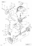 HITACHI ENGINE GRASS CUTTER CG 24EKS SPARE PARTS