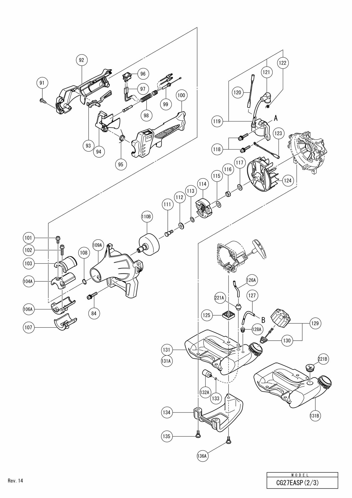  Engine Brush Cutter Cg 27easp Spare Parts SPARE_CG27EASP from .