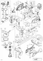 HITACHI CORDLESS GRASS TRIMMER CG 36DL SPARE PARTS