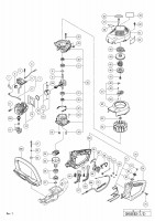 HITACHI ENGINE HEDGE TRIMMER CH 55EB3 SPARE PARTS