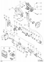 HITACHI CORDLESS STUD CUTTER CL 18DSL SPARE PARTS