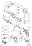 HITACHI CORDLESS RECIPROCATING SAW CR 14DSL SPARE PARTS