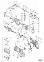 HITACHI CORDLESS RECIPROCATING SAW CR 18DL SPARE PARTS