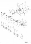 HITACHI ENGINE CHAIN SAW (TOP HANDLE) CS 33ET SPARE PARTS