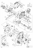 HITACHI CORDLESS CHAIN SAW CS 36DL SPARE PARTS