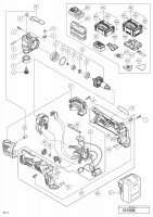 HITACHI CORDLESS MULTI TOOL CV 18DBL SPARE PARTS