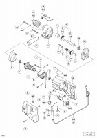 HITACHI DRILL D-10C SPARE PARTS